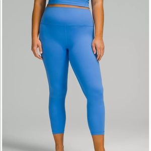 Lululemon high rise align pant 25” in blue nile